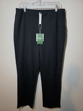 HALARA Black Straight-Leg Performance Pants